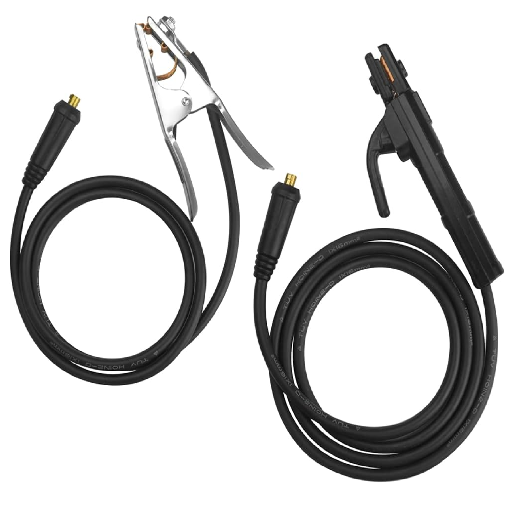 KUSUMI ARC 300A Electrode Holder With 4M Welding Cable & 300A Earth Clamp With 4M CABLE SET